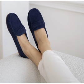 Marco Shoes Suede loafers blue 2 Marco Shoes Suede loafers blue 2