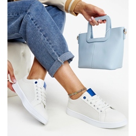 White eco-leather sneakers from Semret 1 White eco-leather sneakers from Semret 1