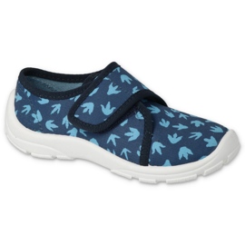 Befado children's slippers with Velcro fastening 974Y476 blue 4