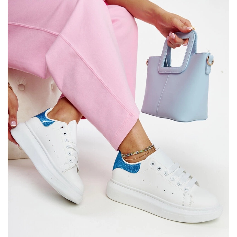 Fatimah white eco-leather sneakers 1