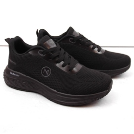 Men's black sports shoes McKeylor 20683 1