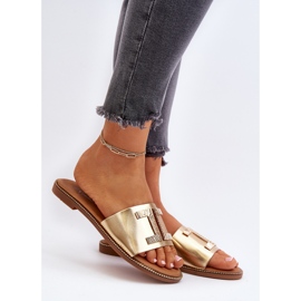 Seastar Women's flip-flops with gold Ollavia decoration golden 2