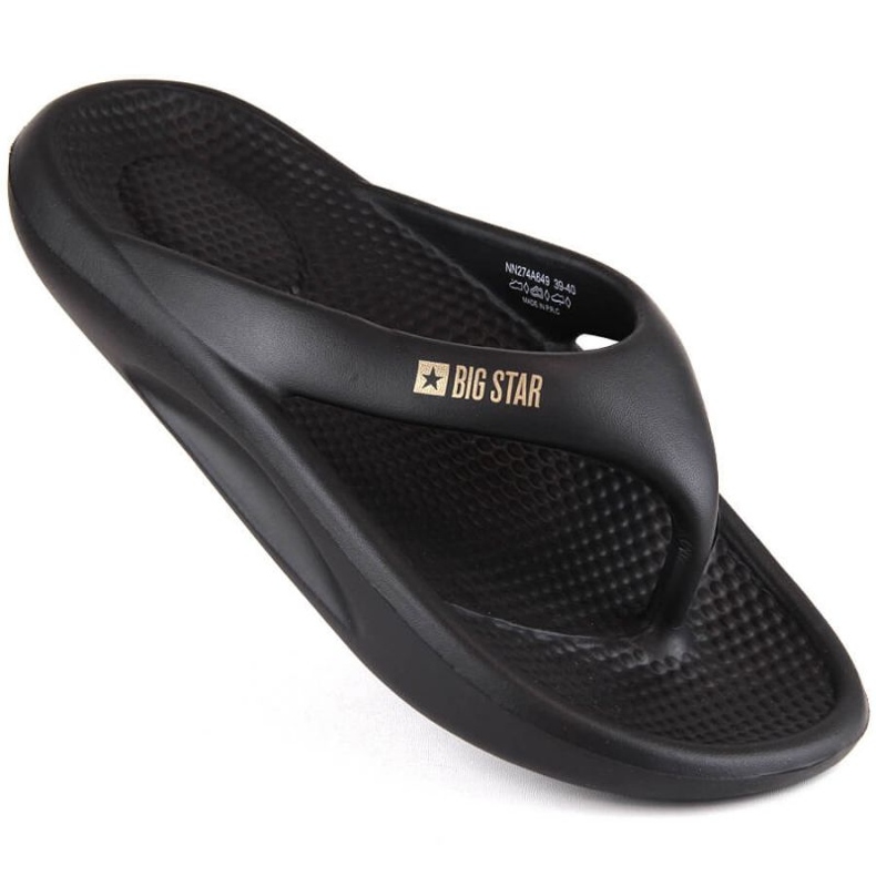 Big Star W INT1989A flip-flops, black 1