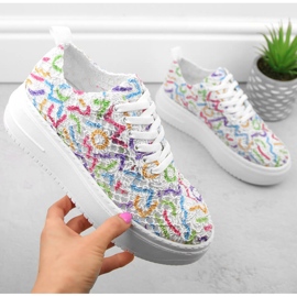 Women's lace shoes on the multicolor platform T.Sokolski W503 multicolored 1
