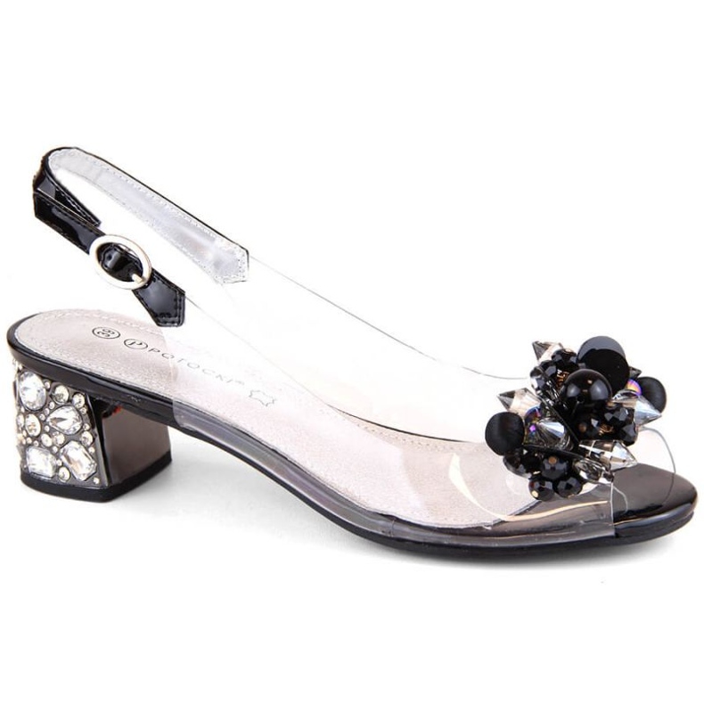 Transparent Potocki W WOL226 black sandals 1