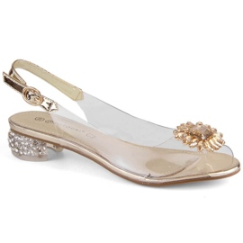 Transparent Potocki W WOL227A gold sandals golden 1