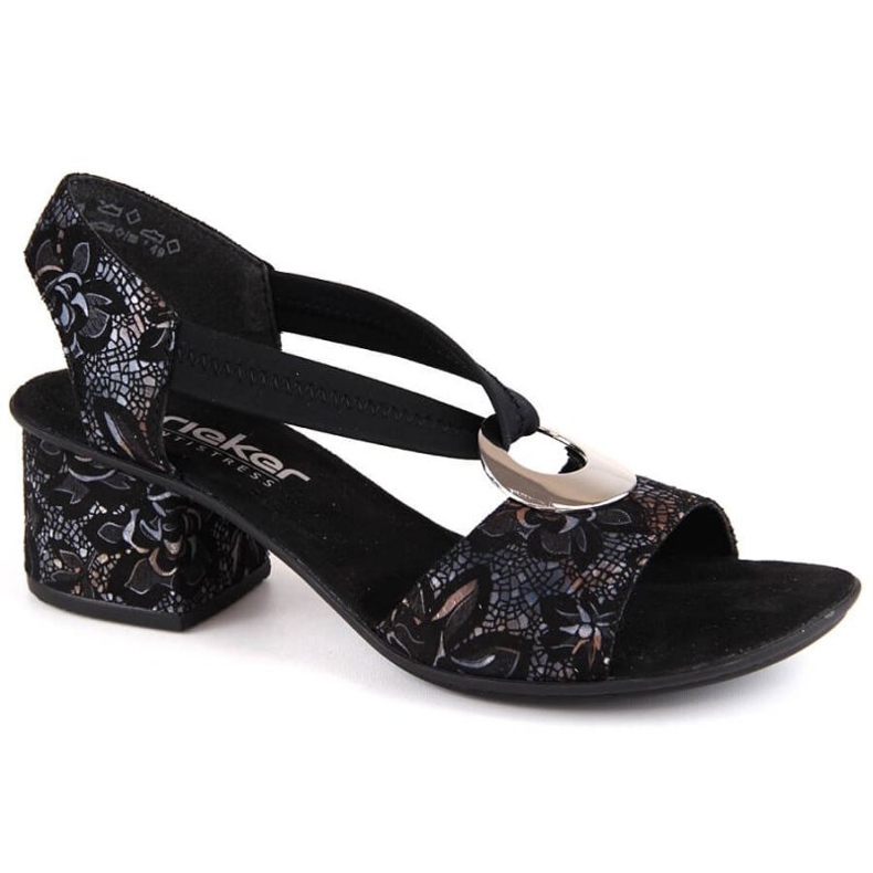 Comfortable Rieker W RKR679 black sandals 1
