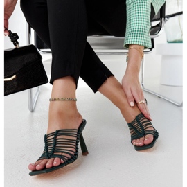 Dark green high-heeled shoes from Borna 1 Dark green high-heeled shoes from Borna 1