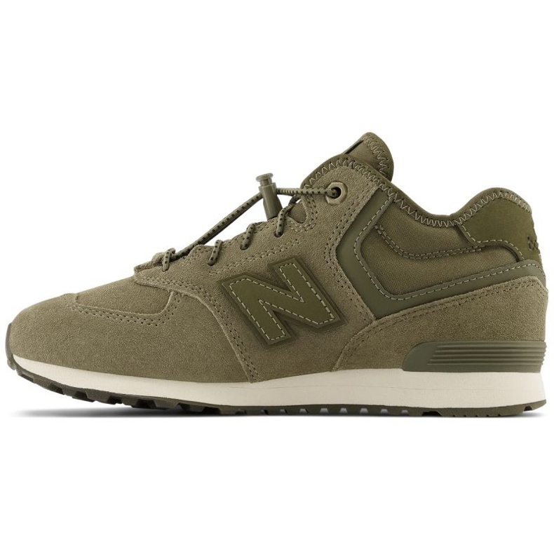 New Balance W JrGV574HG1 insulated shoes green 1