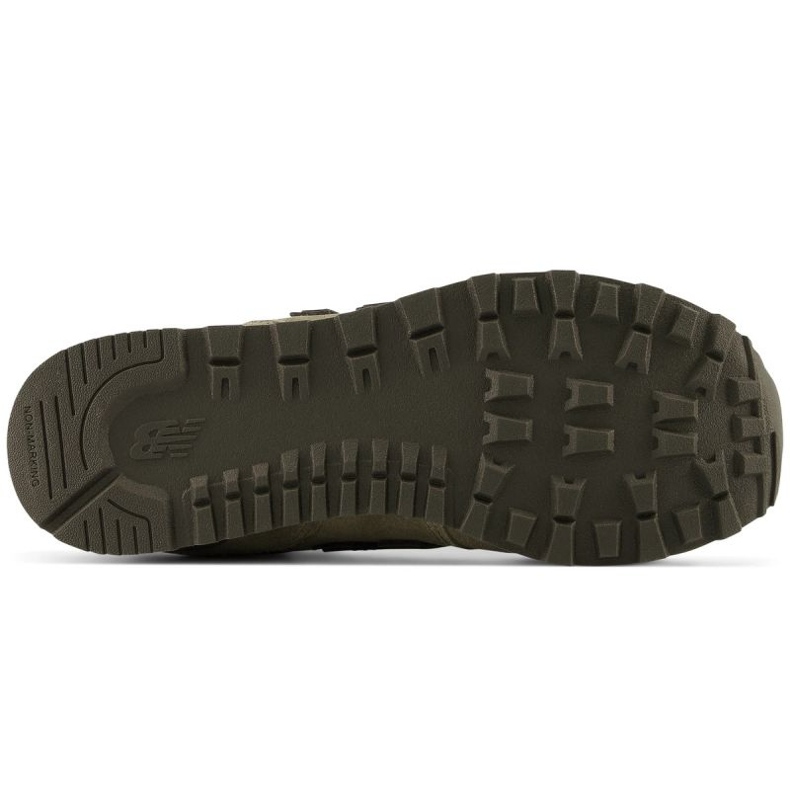 New Balance W JrGV574HG1 insulated shoes green 3