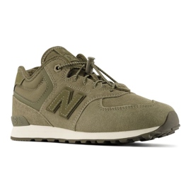 New Balance W JrGV574HG1 insulated shoes green 4