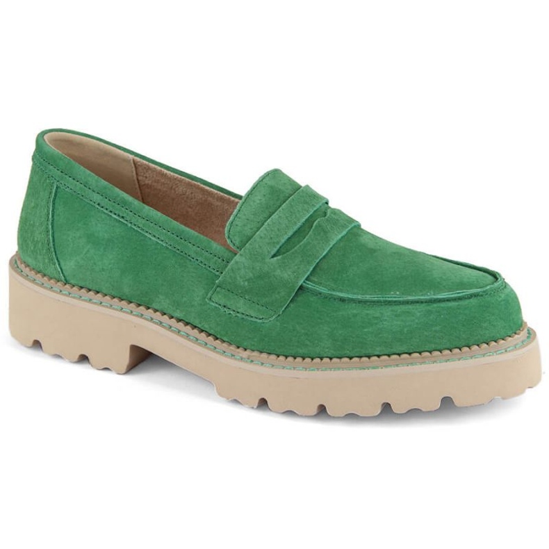 Filippo W PAW510A green suede leather shoes 1