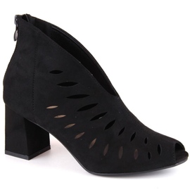 Potocki W WOL225A suede ankle boots, black 1