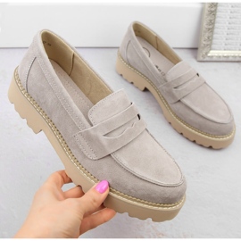 Leather suede shoes women's taupe moccasins Filippo DP6090 beige 1 Leather suede shoes women's taupe moccasins Filippo DP6090 beige 1