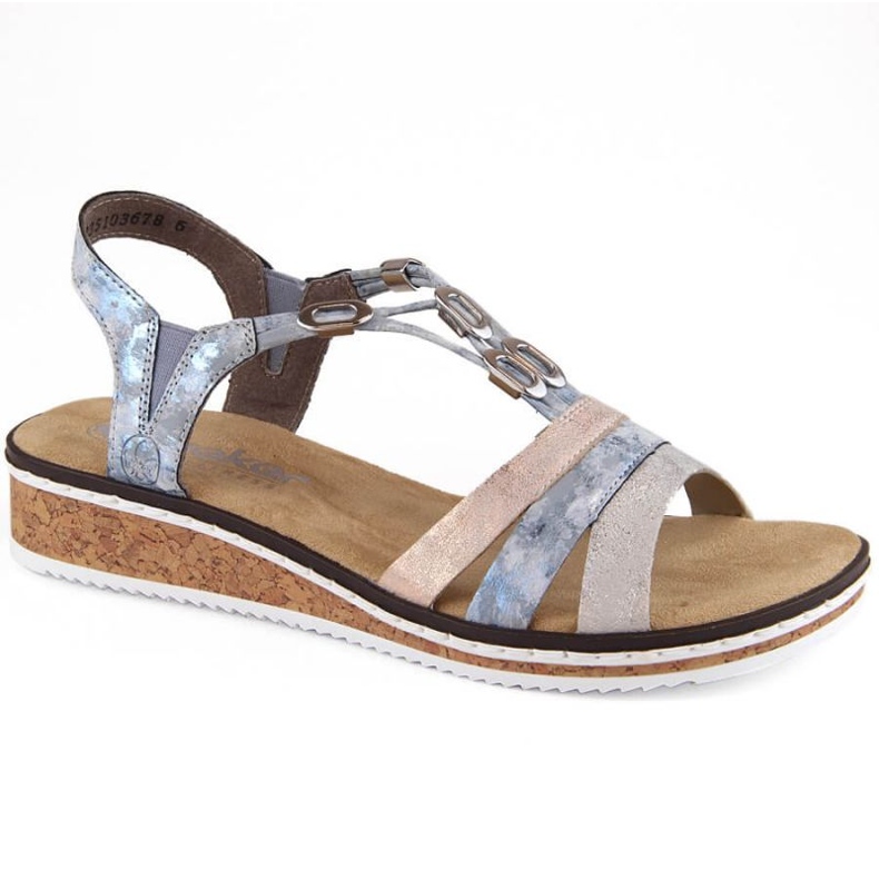 Comfortable Rieker W RKR664 sandals multicolored 1