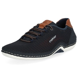 Comfortable Rieker M RKR666 shoes, navy blue 1