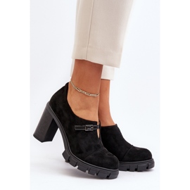 Women's High Heel Shoes Black Tauina 2