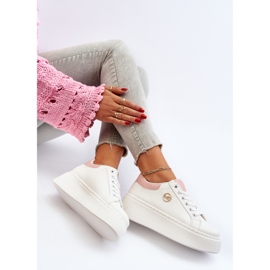 PM1 Women's Platform Sneakers White Eshen 1