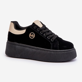 Women's Platform Sneakers Black Eshen 2