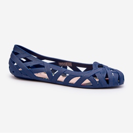 Women's Rubber Ballerina Shoes Navy Blue Salam 1 Women's Rubber Ballerina Shoes Navy Blue Salam 1