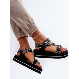 Women's Sandals on the Big Star Platform NN274A525 Black 1