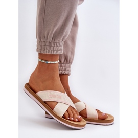 Big Star Women's Flip-Flops NN274A057 Beige 2