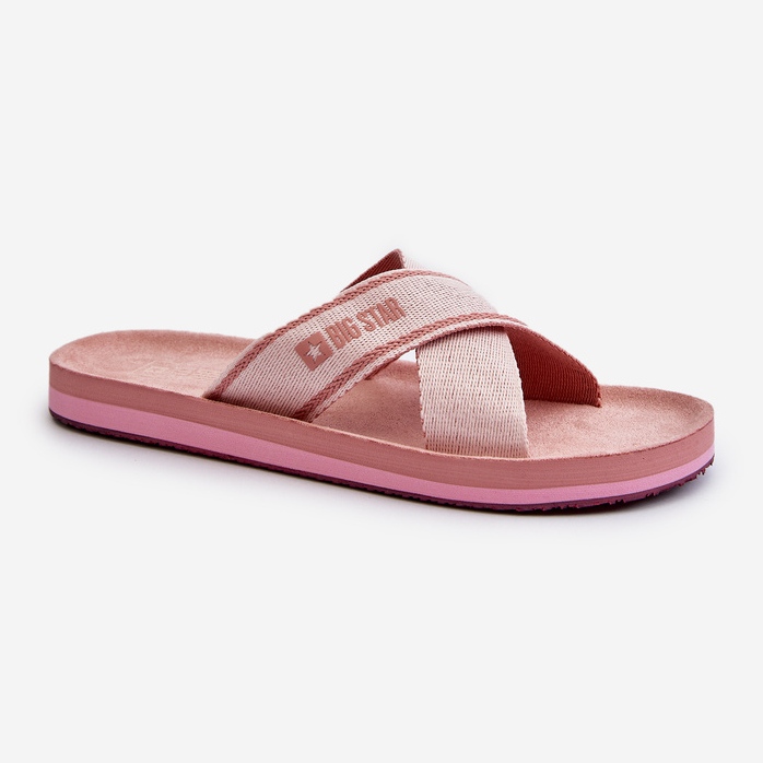 Women's flip-flops Big Star NN274A058 Pink 2 Women's flip-flops Big Star NN274A058 Pink 2