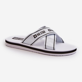 Women's Flip-Flops With a Foam Sole Big Star NN274A509 White 2