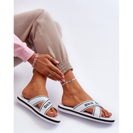 Women's Flip-Flops With a Foam Sole Big Star NN274A509 White 1