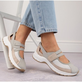 Rieker Comfortable velcro shoes Remonte W RKR660 multicolor multicolored 2