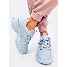 Bains Blue wedge sneakers 1