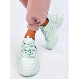 Bains Green wedge sneakers 1