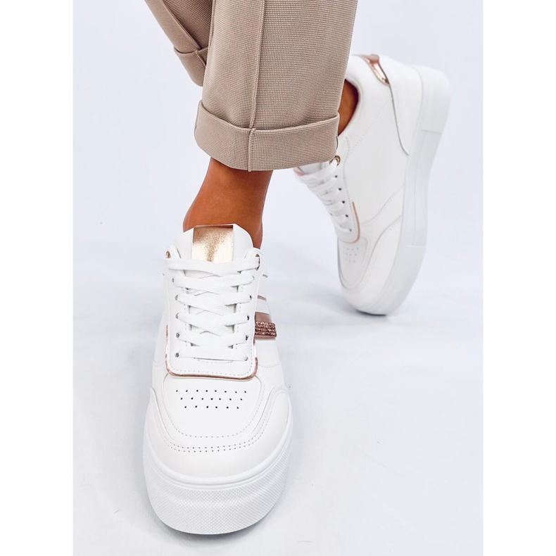 Eyson WHITE/CHAMPAGNE wedge sneakers 1 Eyson WHITE/CHAMPAGNE wedge sneakers 1