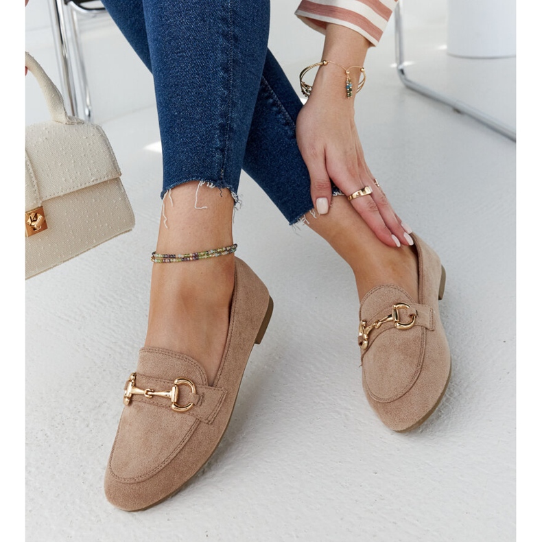 Brown buckle moccasins from Erminia 1