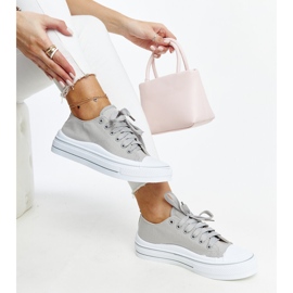 Gray Anbarin platform sneakers grey 1