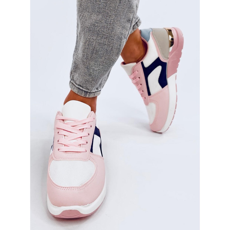 Light women's sneakers Doleh MULTI-003 pink 1