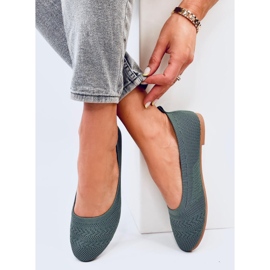 Newey Green knitted ballet flats 1