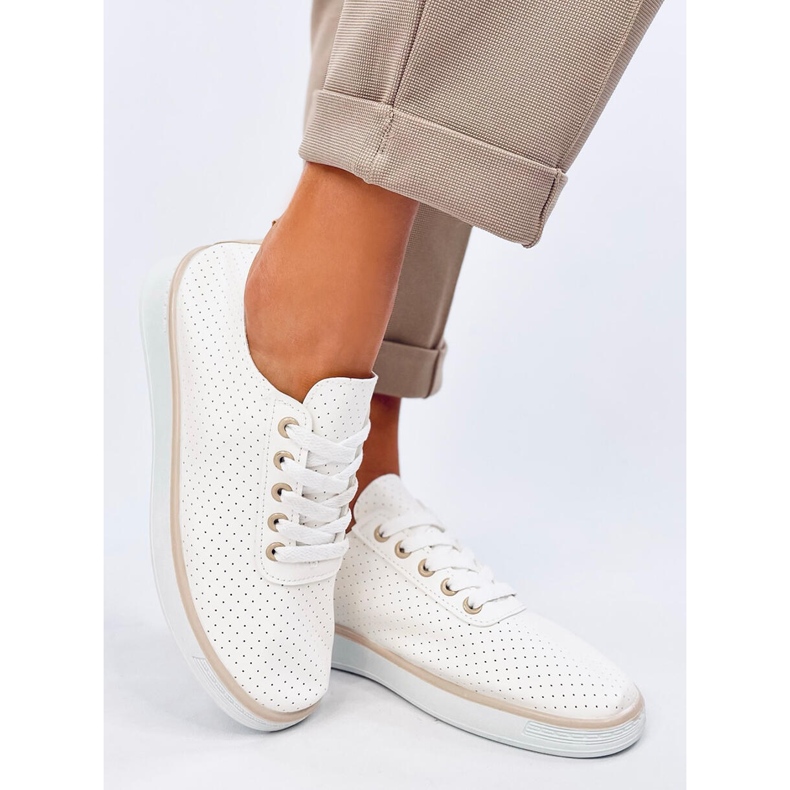 Hodges Beige openwork sneakers 2