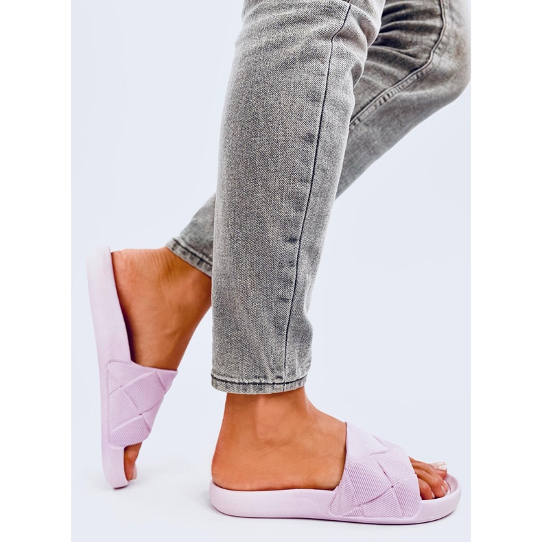 Lottner Purple rubber slides pink 1