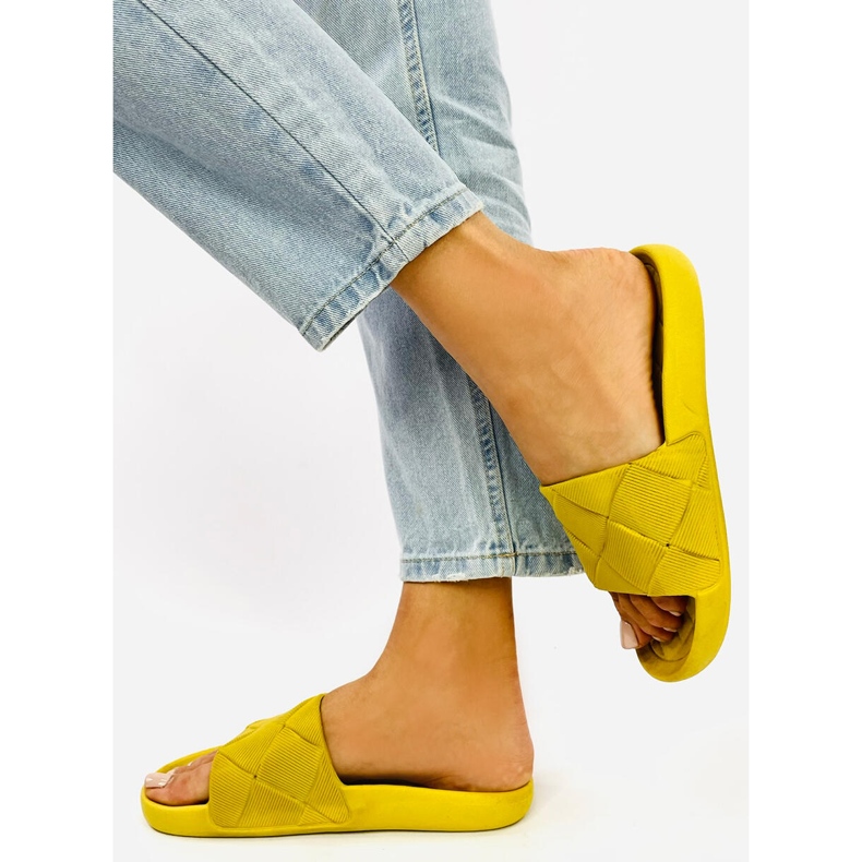 Lottner Green rubber slides 2