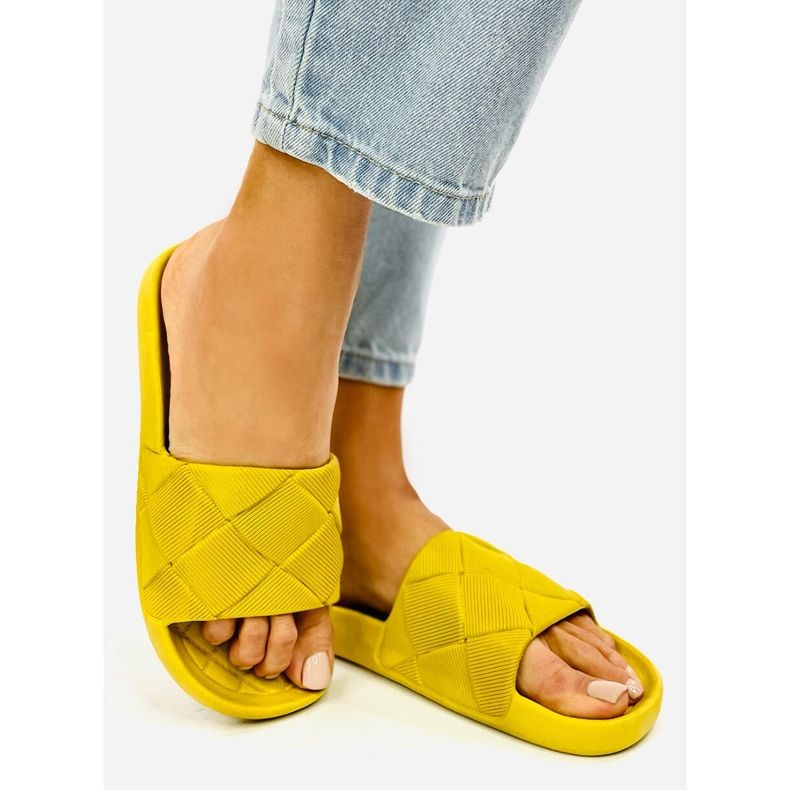 Lottner Green rubber slides 1