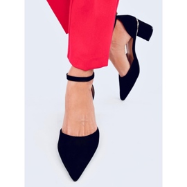 Harroi Black ankle-strap pumps 1