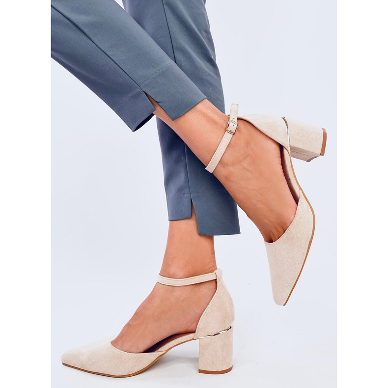 Harroi Beige ankle-strap pumps 2 Harroi Beige ankle-strap pumps 2