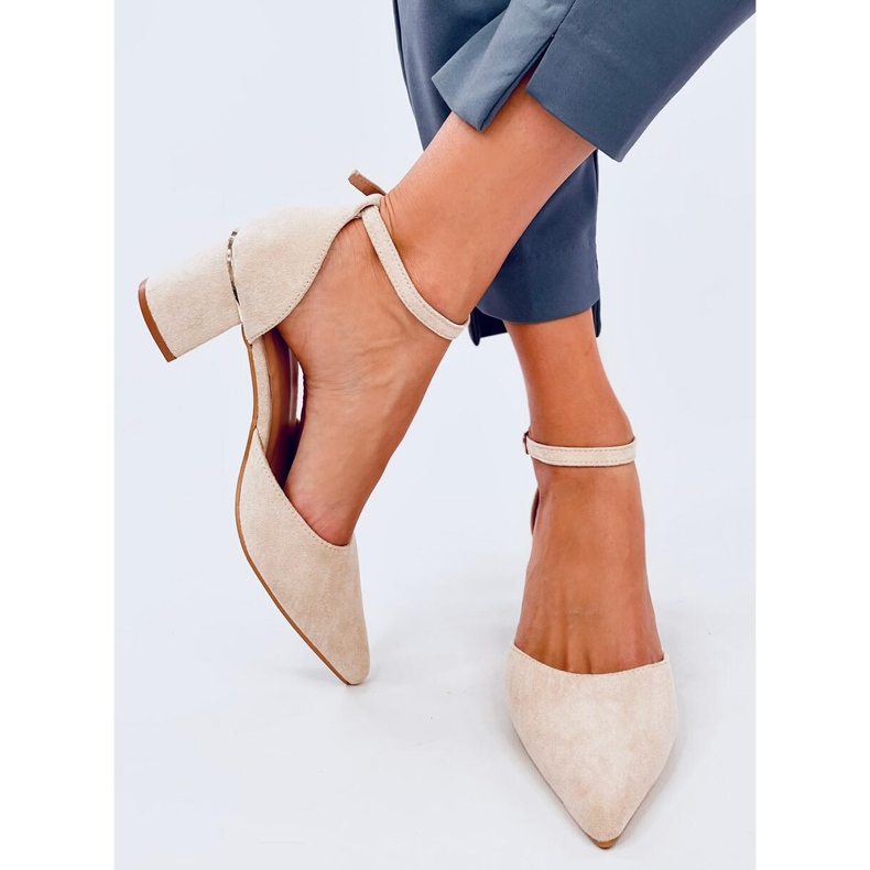 Harroi Beige ankle-strap pumps 1 Harroi Beige ankle-strap pumps 1