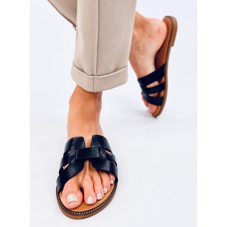 Charnes Black women's flip-flops 1