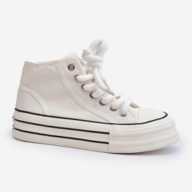 Women's Platform Sneakers White Aineri 2 Women's Platform Sneakers White Aineri 2