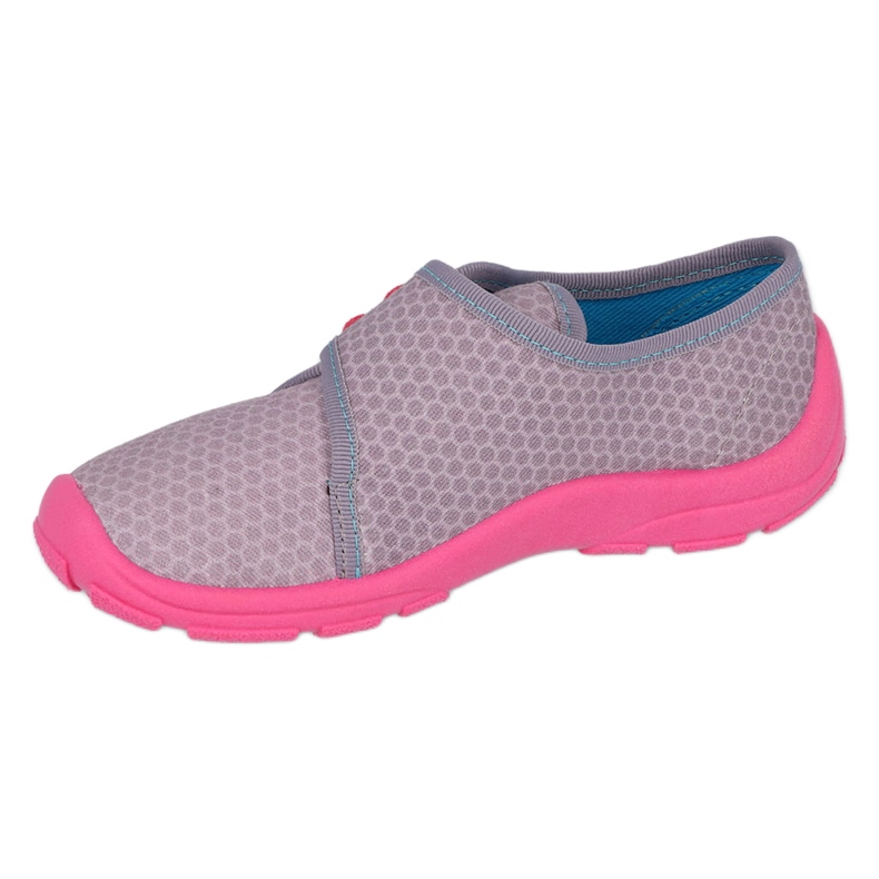 Befado Girls with Velcro 974Y528 gray/pink grey 1