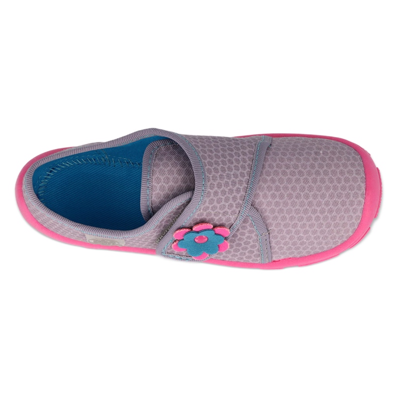 Befado Girls with Velcro 974Y528 gray/pink grey 3