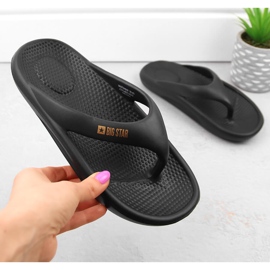 Women's black flip-flops Big Star NN274A649 1 Women's black flip-flops Big Star NN274A649 1