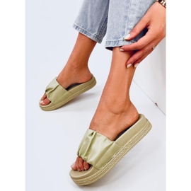 Atissa Green women's slippers 2